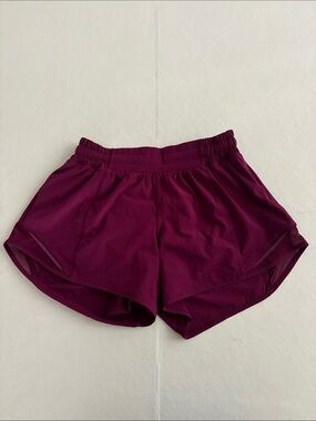 lululemon Women’s Running Shorts - Deep Berry     Size 4